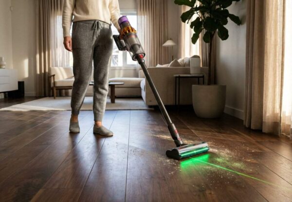 Jak działa technologia laserowa w końcówkach Dyson Detect?