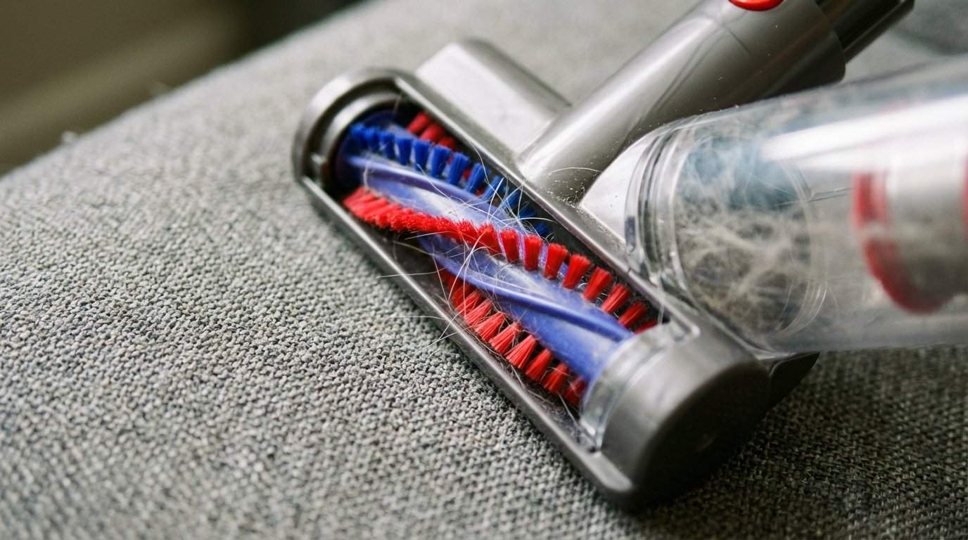 Jak skutecznie usuwać sierść zwierząt za pomocą mini elektroszczotki Dyson?