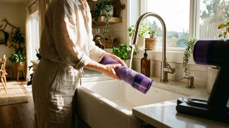 Jak wyczyścić filtr w odkurzaczu Dyson krok po kroku