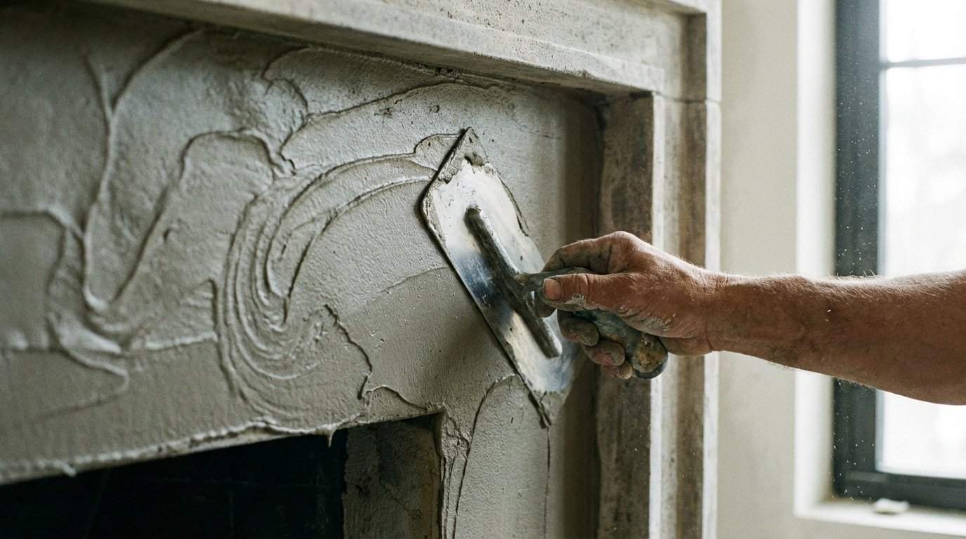 Mikrocement na kominek: odporność na temperaturę i wykończenie