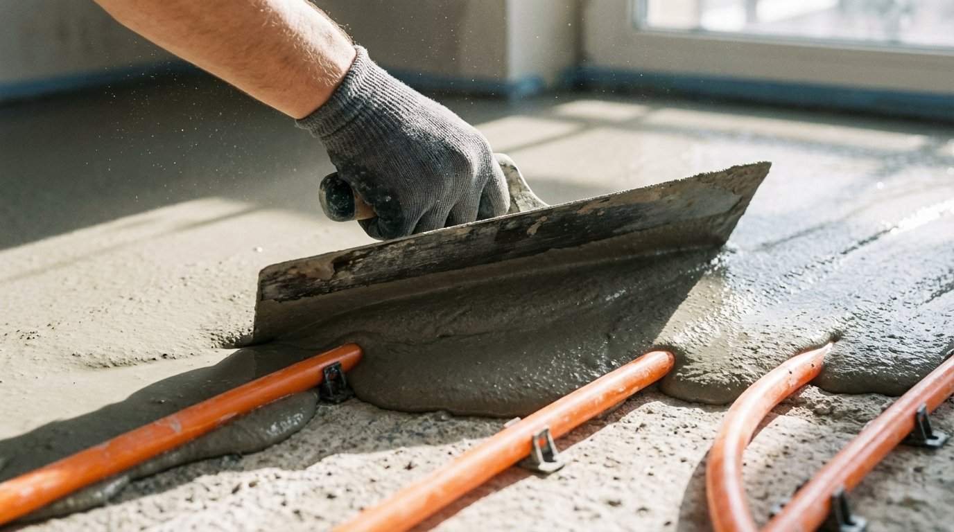 Mikrocement na ogrzewanie podłogowe: czy to dobre połączenie?