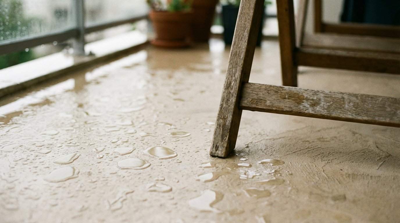 Mikrocement na zewnątrz: tarasy i balkony