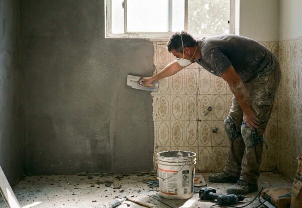 Mikrocement w łazience na kafelki czy na tynk?