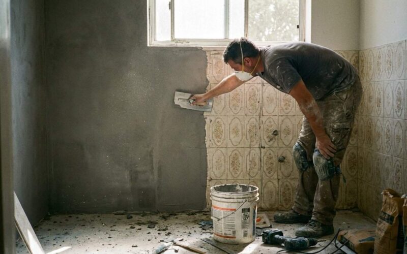 Mikrocement w łazience na kafelki czy na tynk?