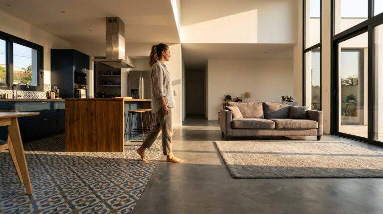 Podłoga z mikrocementu czy płytki ceramiczne - porównanie