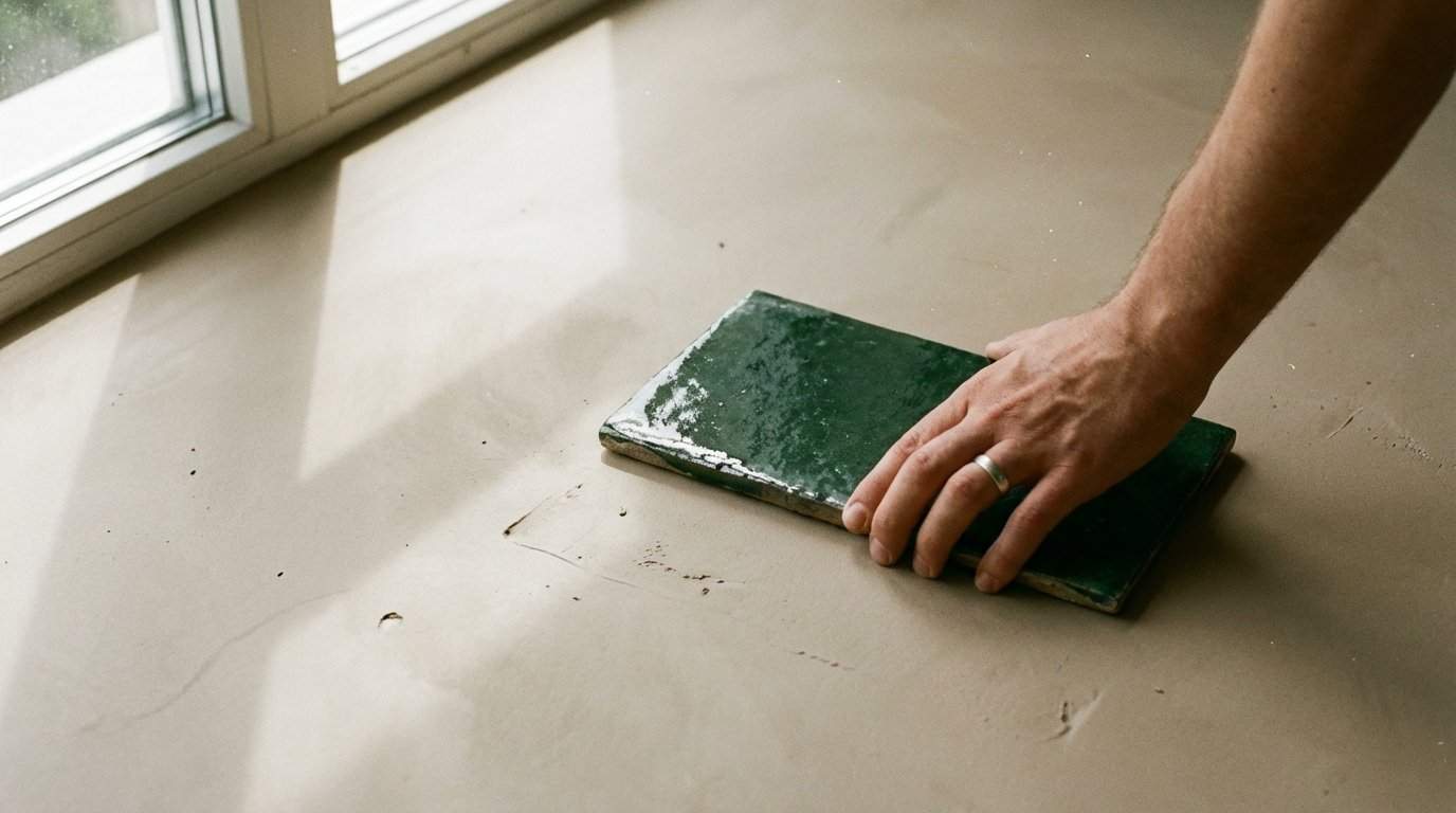 Podłoga z mikrocementu czy płytki ceramiczne - porównanie