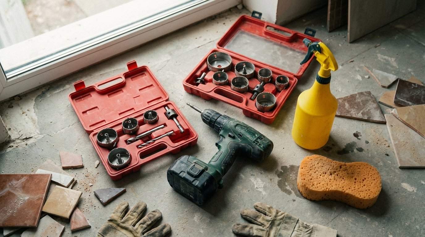 Czym różni się wiercenie w płytkach na mokro od metody na sucho?