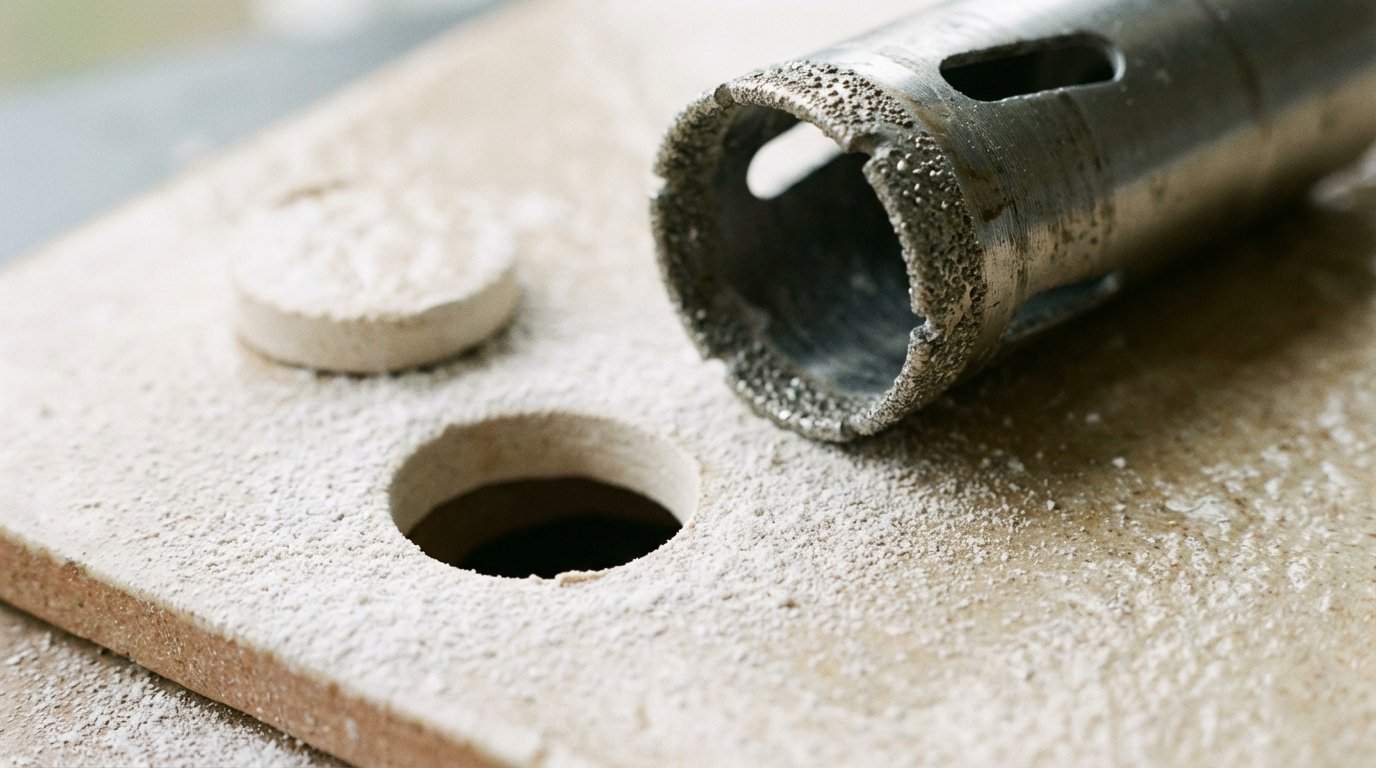 Jak zrobić duży otwór w płytce pod gniazdko?