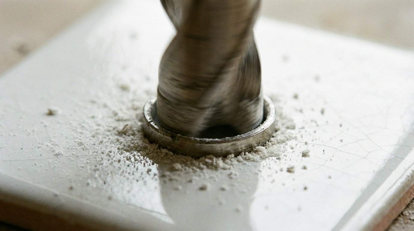 Kiedy lepiej wiercić otwory: przed ułożeniem płytek czy po ich przyklejeniu?