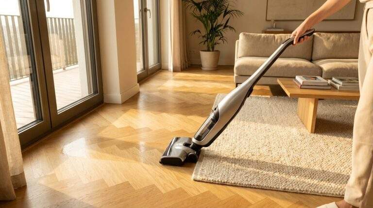 A wide-angle lifestyle photograph captured with a lens