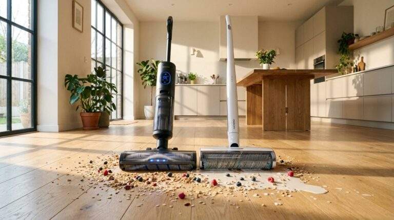 A wide-angle shot in a sun-drenched