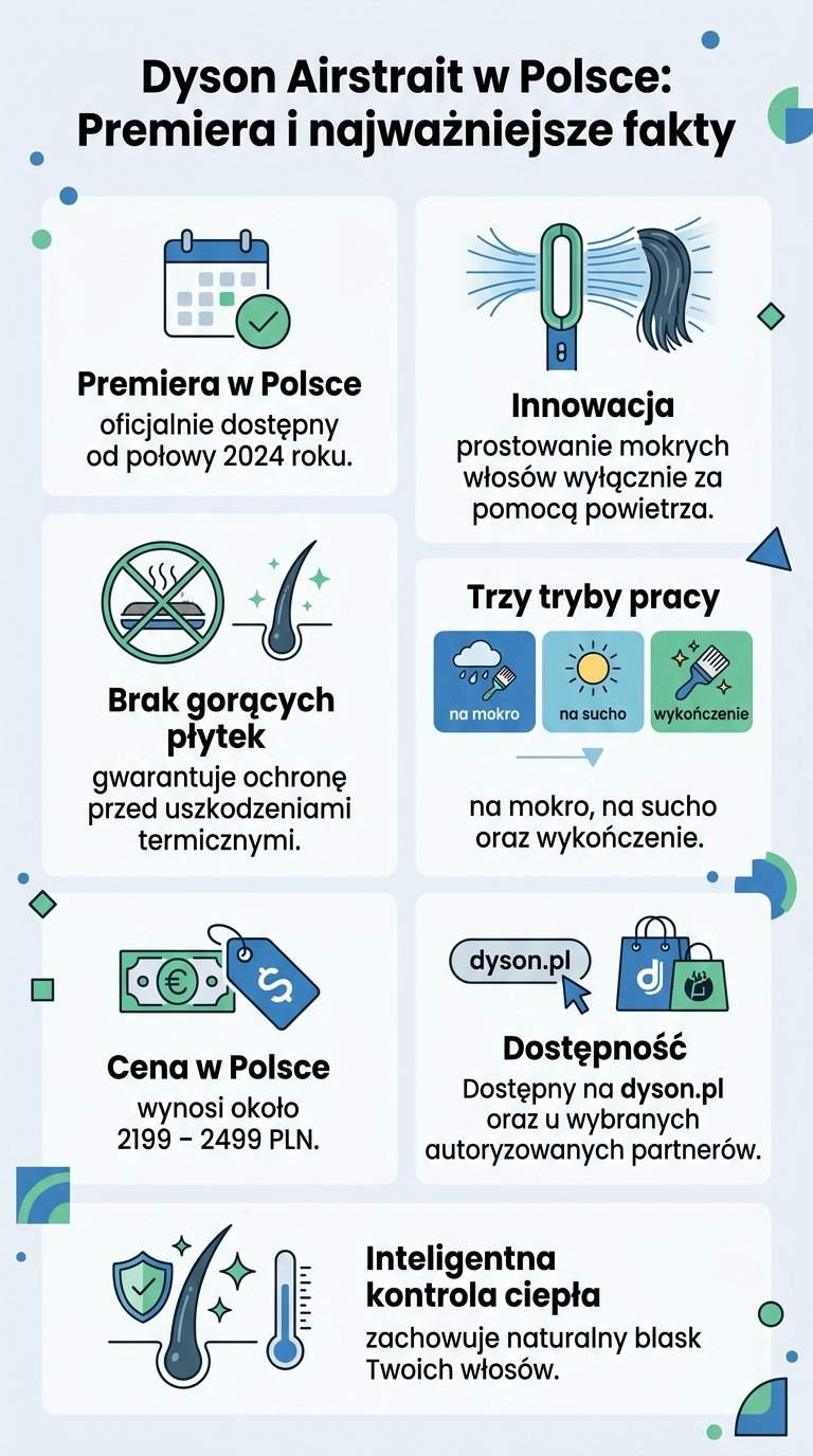 Infografika: Dyson airstrait kiedy w Polsce? Przewidywana data