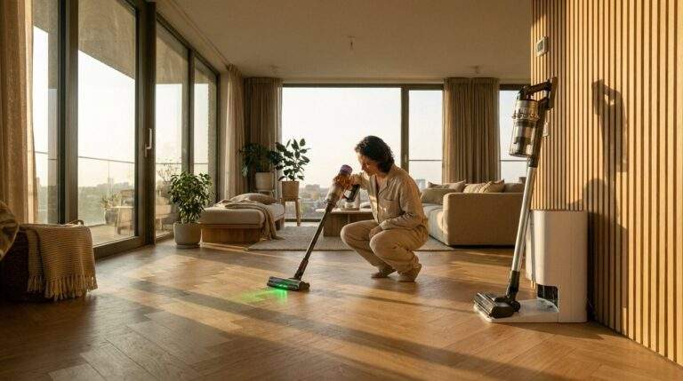 Wide-angle architectural interior shot