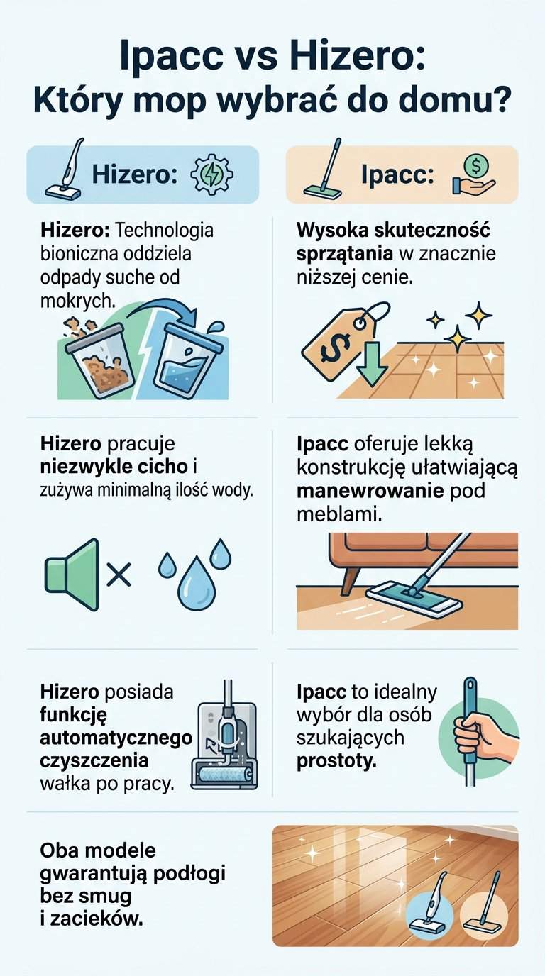 Infografika: Ipacc mop czy Hizero? Podpowiadamy co wybrać