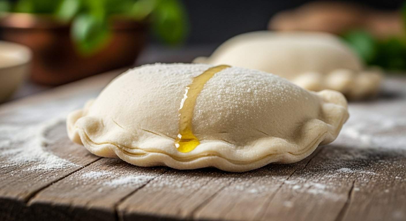 Ciasto na pierogi bez jajka z olejem w Thermomix – przepis