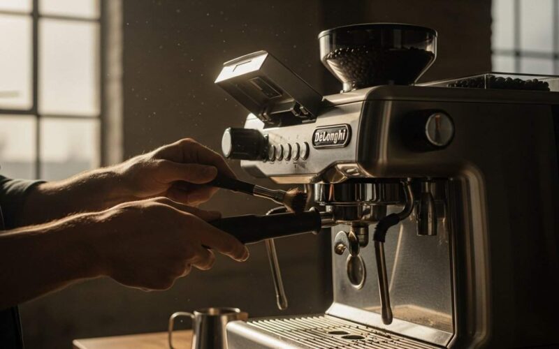 DeLonghi zablokowany młynek – regulacja i czyszczenie